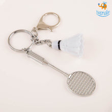 Load image into Gallery viewer, Badminton Keychain