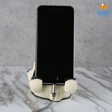 Load image into Gallery viewer, Polar Bear Ceramic Mobile Stand