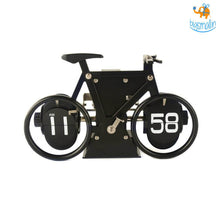 Load image into Gallery viewer, Steel Bicycle Flip Clock