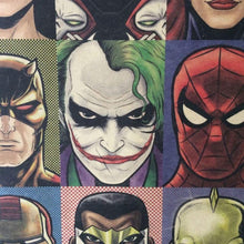 Load image into Gallery viewer, Vintage Superheroes Poster
