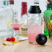 Load image into Gallery viewer, Italian Glass Shaker Bottle
