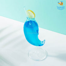 Load image into Gallery viewer, Fish Cocktail Glass with Straw