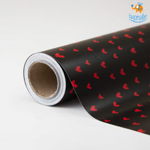Load image into Gallery viewer, Mini Hearts Gift Wrapping Paper Roll