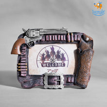 Load image into Gallery viewer, Vintage Pistol Photo Frame
