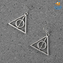 Load image into Gallery viewer, Official Harry Potter Deathly Hallow Earrings