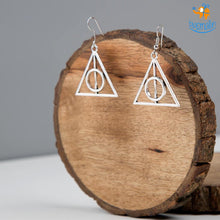 Load image into Gallery viewer, Official Harry Potter Deathly Hallow Earrings