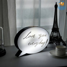 Load image into Gallery viewer, LED Speech Bubble Light Box