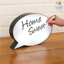 Load image into Gallery viewer, LED Speech Bubble Light Box