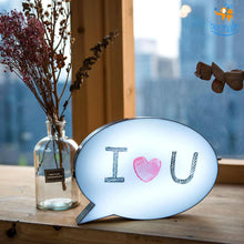Load image into Gallery viewer, LED Speech Bubble Light Box