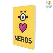 Load image into Gallery viewer, Minion Love Nerds Notebook