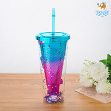 Load image into Gallery viewer, Mermaid Sipper With Straw