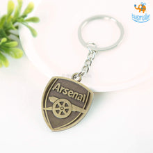 Load image into Gallery viewer, Metallic Football Club Keychains