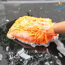 Load image into Gallery viewer, Microfiber Wash Mitt Gloves - Set of 2