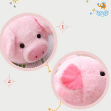 Load image into Gallery viewer, Piggy Plush Slippers (UK Size 4-8.5)