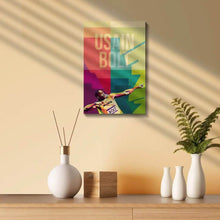 Load image into Gallery viewer, Usain Bolt Wooden Wall Art