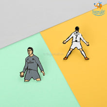 Load image into Gallery viewer, Ronaldo Lapel Pins - Set of 2