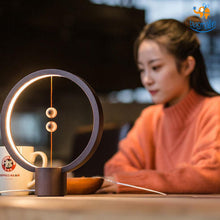 Load image into Gallery viewer, Wooden Magnetic Round Heng Lamp
