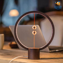 Load image into Gallery viewer, Wooden Magnetic Round Heng Lamp