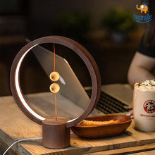 Load image into Gallery viewer, Wooden Magnetic Round Heng Lamp