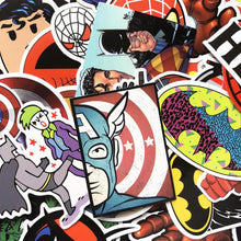 Load image into Gallery viewer, Superhero Stickers - Set of 50