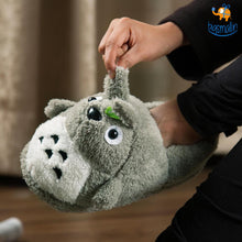Load image into Gallery viewer, Totoro Plush Slippers (UK Size 4 - 8)