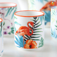 Load image into Gallery viewer, Tropical Teapot Mug Set - Set of 7