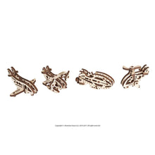Load image into Gallery viewer, U-Fidgets Aircrafts Puzzle - Set of 4