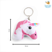 Load image into Gallery viewer, Unicorn Plush Keychain