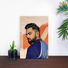 Load image into Gallery viewer, Virat Kohli Printed Wooden Frame