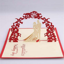 Load image into Gallery viewer, Wedding Pop-up Card