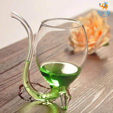 Load image into Gallery viewer, Wine Glass with Straw