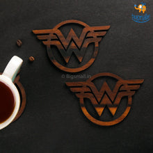 Load image into Gallery viewer, Wonder Woman Wooden Coasters