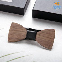 Load image into Gallery viewer, Wooden Bow Tie