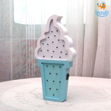 Load image into Gallery viewer, Wooden Ice Cream Lamp