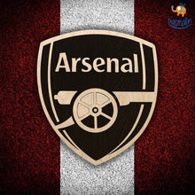 Load image into Gallery viewer, Arsenal Engraved Wooden Crest
