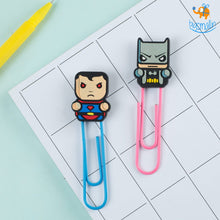 Load image into Gallery viewer, Batman v Superman Paper Clip Bookmark
