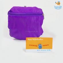 Load image into Gallery viewer, Backpacker Bro Rakhi Gift Set
