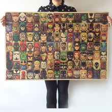 Load image into Gallery viewer, Vintage Superheroes Poster
