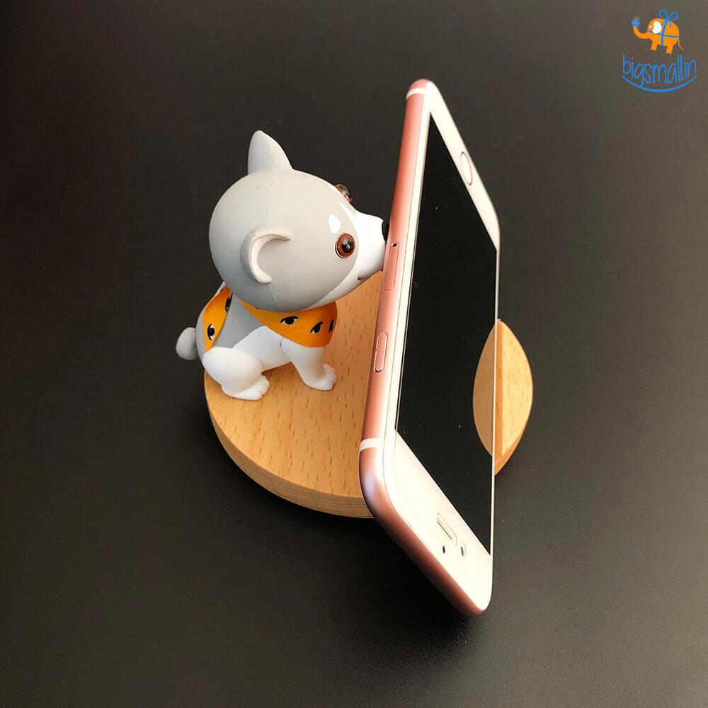 3D Wooden Doggo Mobile Stand