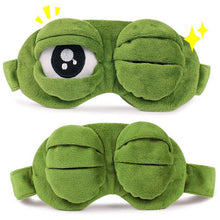 Load image into Gallery viewer, 3D Plush Frog Eye Mask
