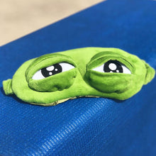 Load image into Gallery viewer, 3D Plush Frog Eye Mask
