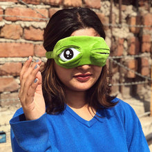 Load image into Gallery viewer, 3D Plush Frog Eye Mask
