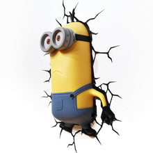 Load image into Gallery viewer, 3D Minions Kevin Wall Lamp
