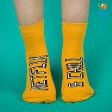 Load image into Gallery viewer, Women Netflix and Chill Socks
