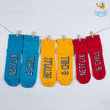 Load image into Gallery viewer, Women Netflix and Chill Socks
