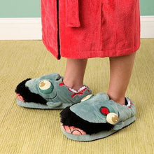 Load image into Gallery viewer, Plush Zombie Slippers
