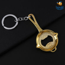 Load image into Gallery viewer, PUBG Pan Metallic Keychain and Bottle-Opener
