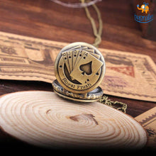 Load image into Gallery viewer, Royal Flush Pocket Watch
