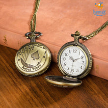 Load image into Gallery viewer, Royal Flush Pocket Watch
