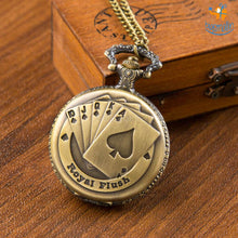 Load image into Gallery viewer, Royal Flush Pocket Watch
